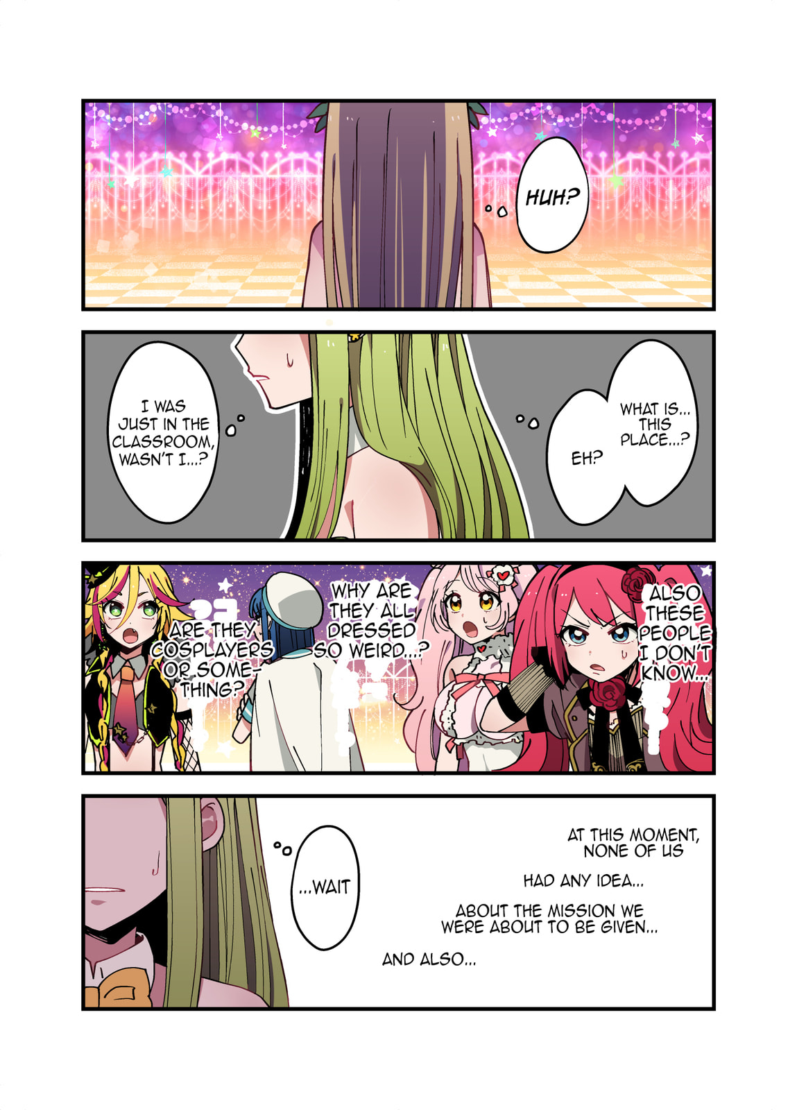 Danshi Koukousei ga Mahou Shoujo ni Naru Hanashi (Colored) – Chapter 1 page 0