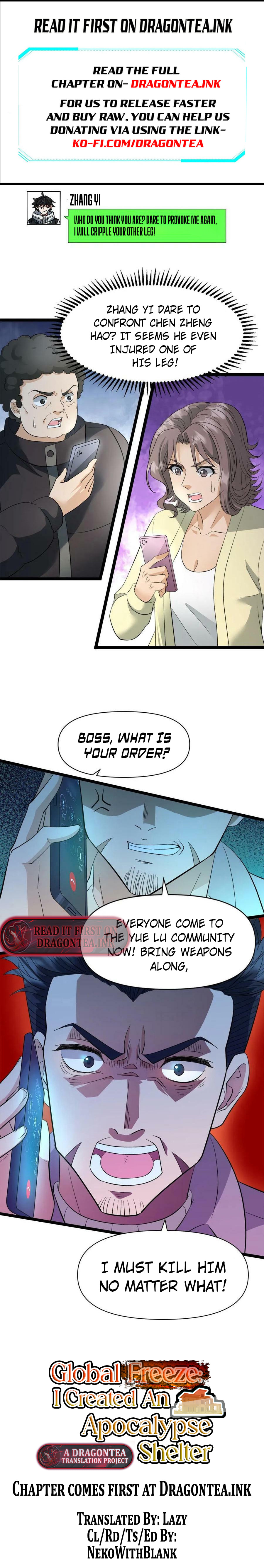 Freezing The World: I Built A Doomsday Safehouse – Chapter 14 page 1
