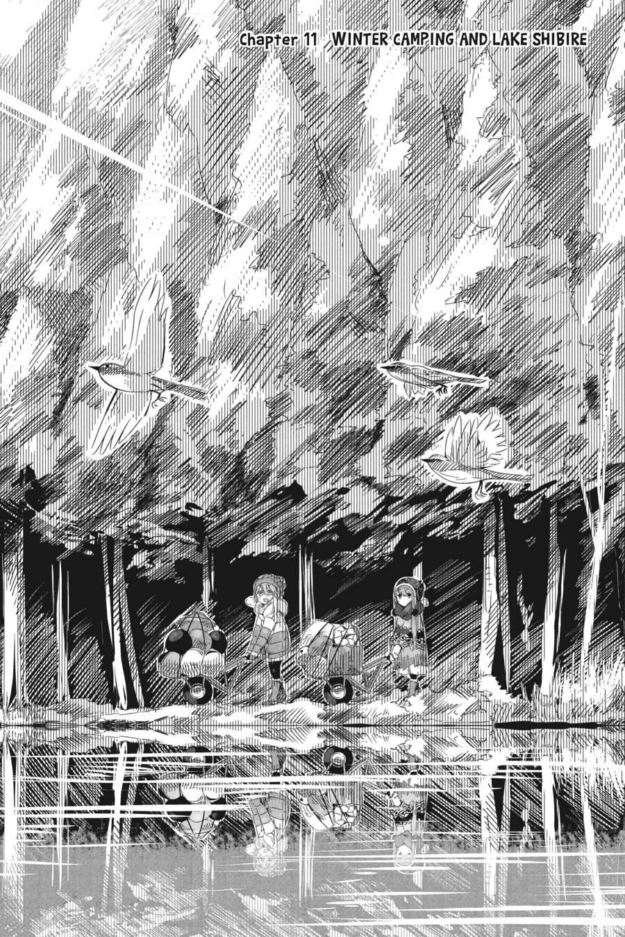Winter Camping and Lake Shibire page 1