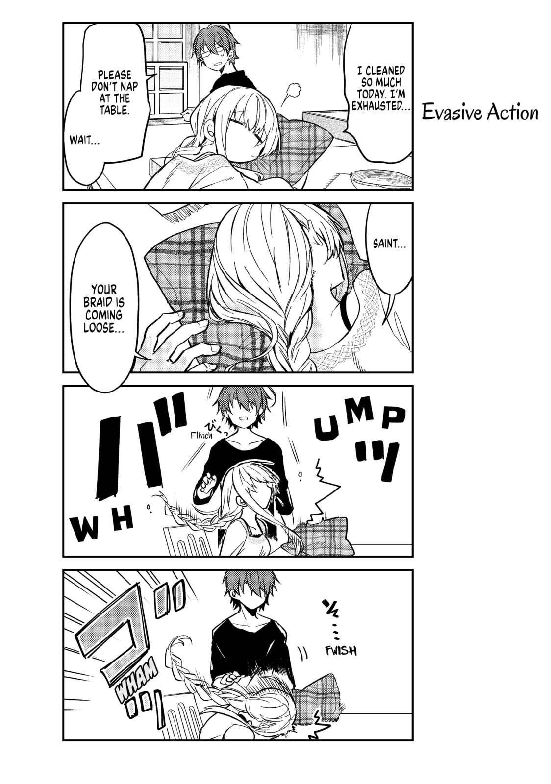 Doing the Saint's Hair page 1