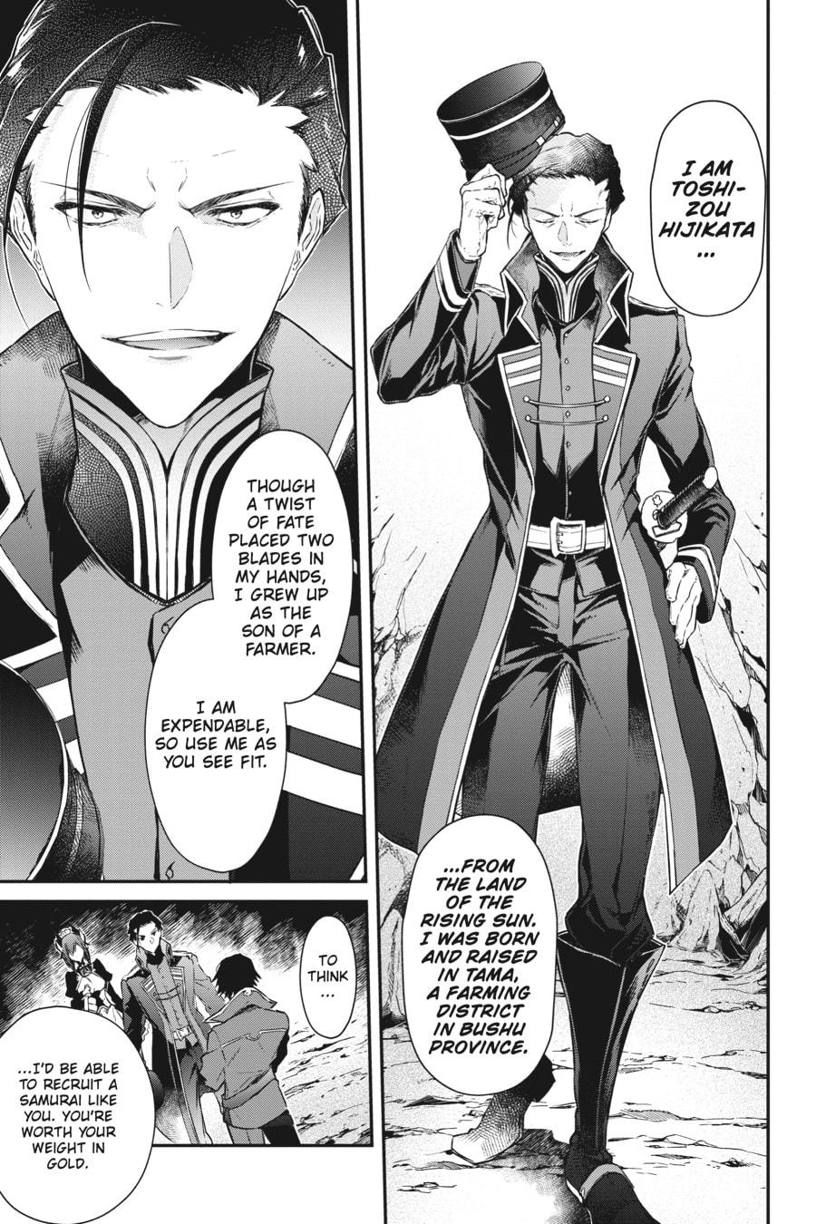 The Summoing of Toshizou Hijakata page 16