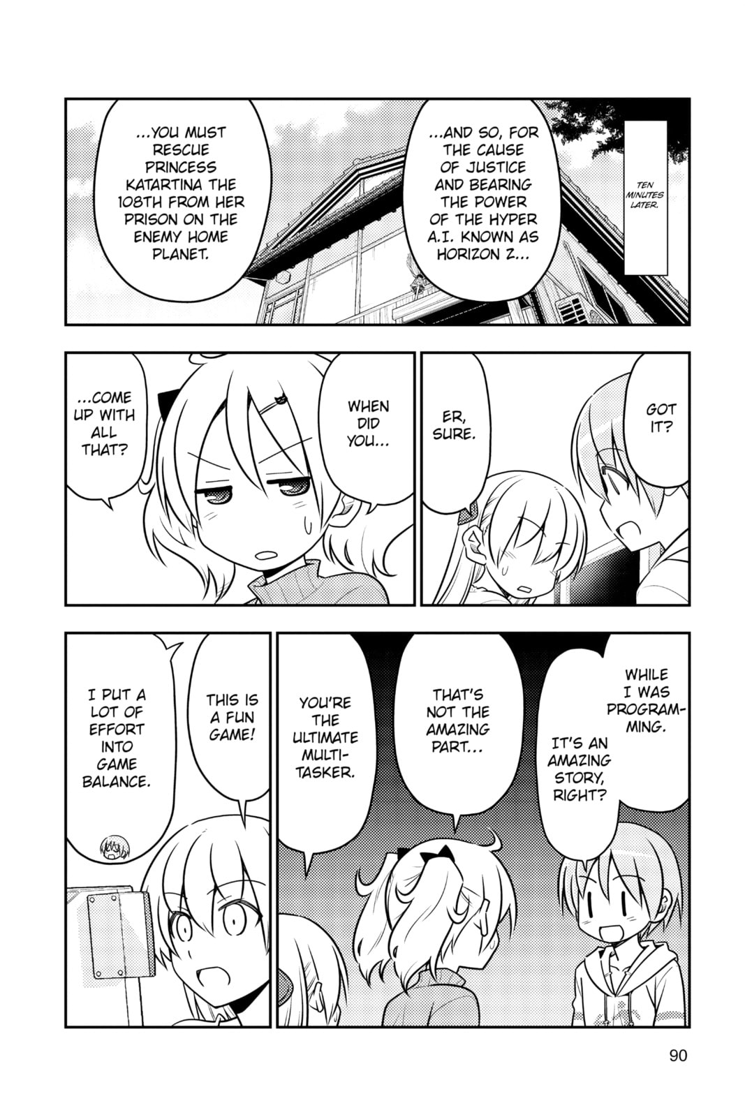 I didn't make any program on Ba-Maga, I just read Kage-san's manga all day page 13