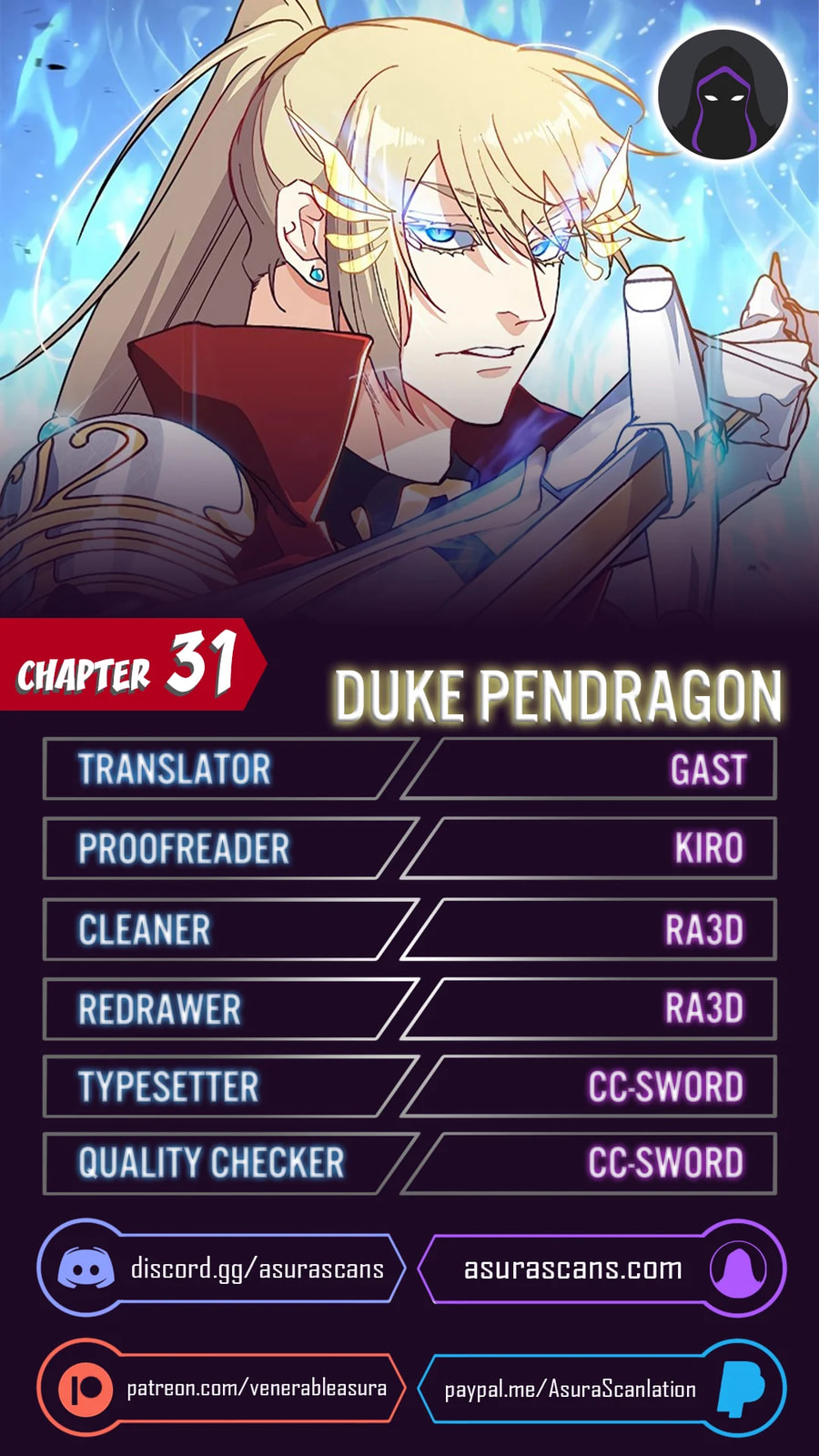 Duke Pendragon: Master of the White Dragon – Chapter 31 page 0