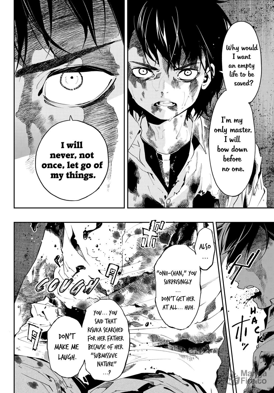 Evil in Disguise. — Irregular page 34