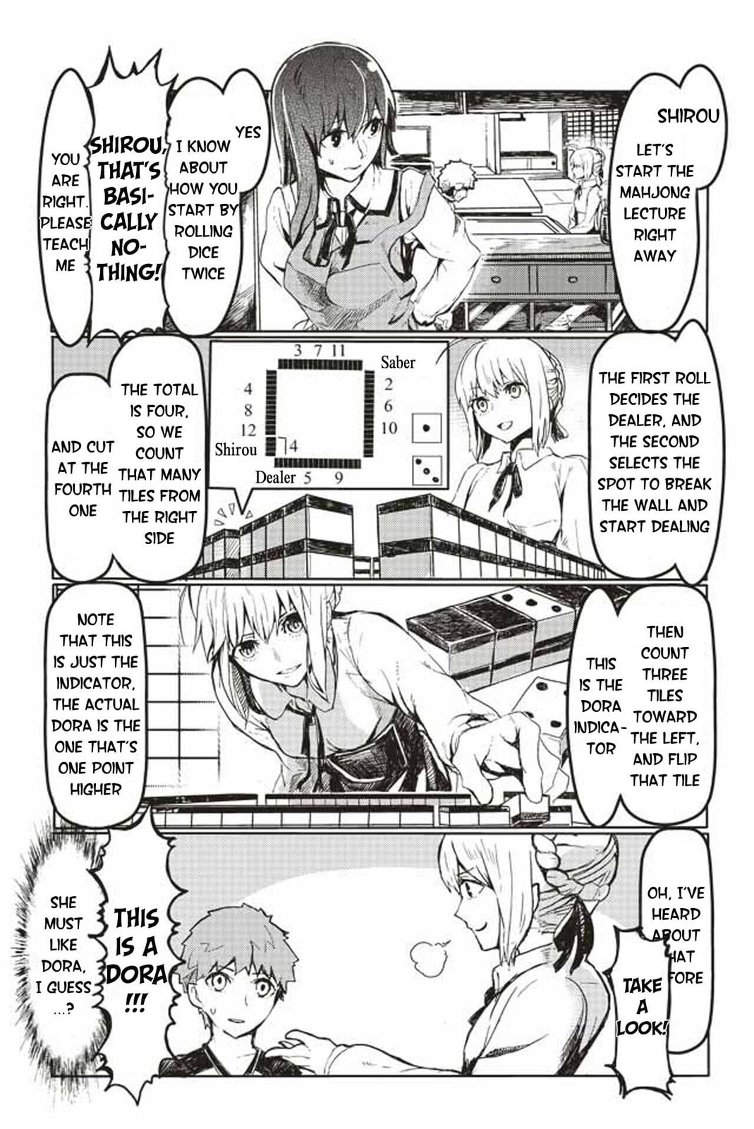 Fate/mahjong night – Seihai Sensou – Chapter 57 page 0
