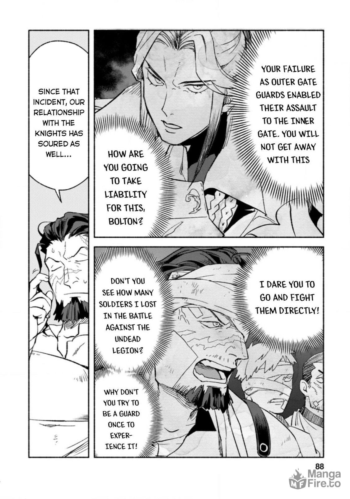 Sono Monban, Saikyou Nitsuki: Tsuihou Sareta Bougyo Ryoku 9999 no Senshi, Outo no Monban Toshite Musou Suru – Chapter 8 page 26