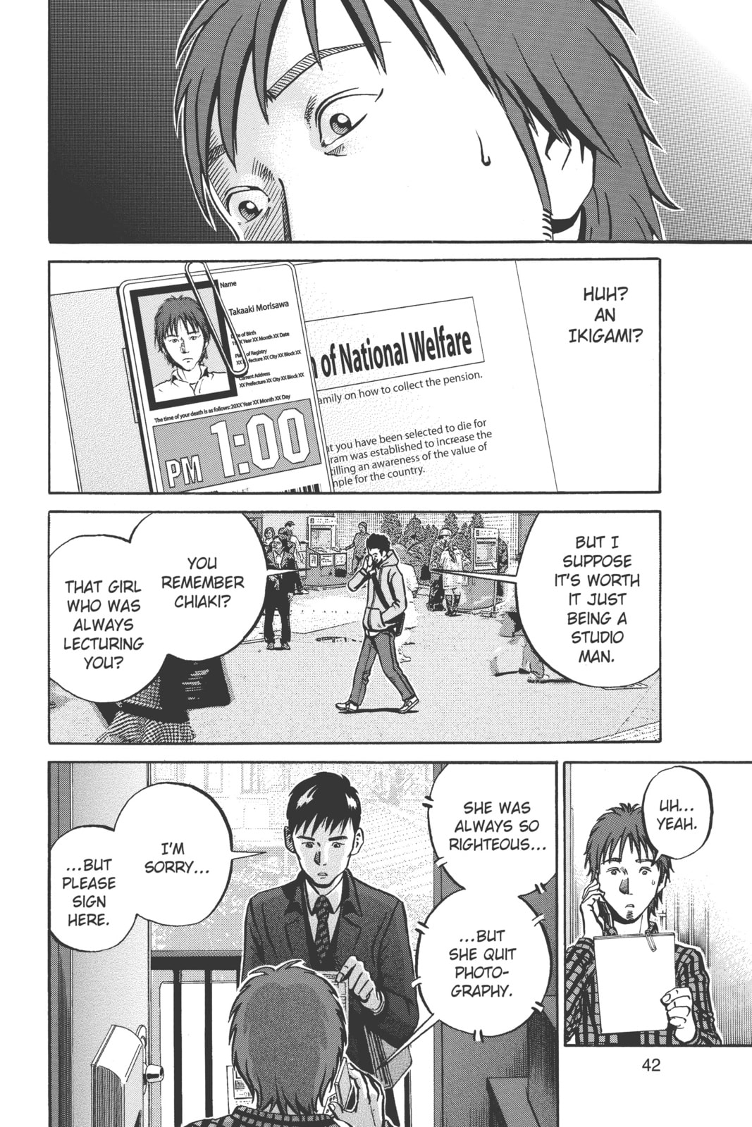Ikigami: The Ultimate Limit – Chapter 38 page 1