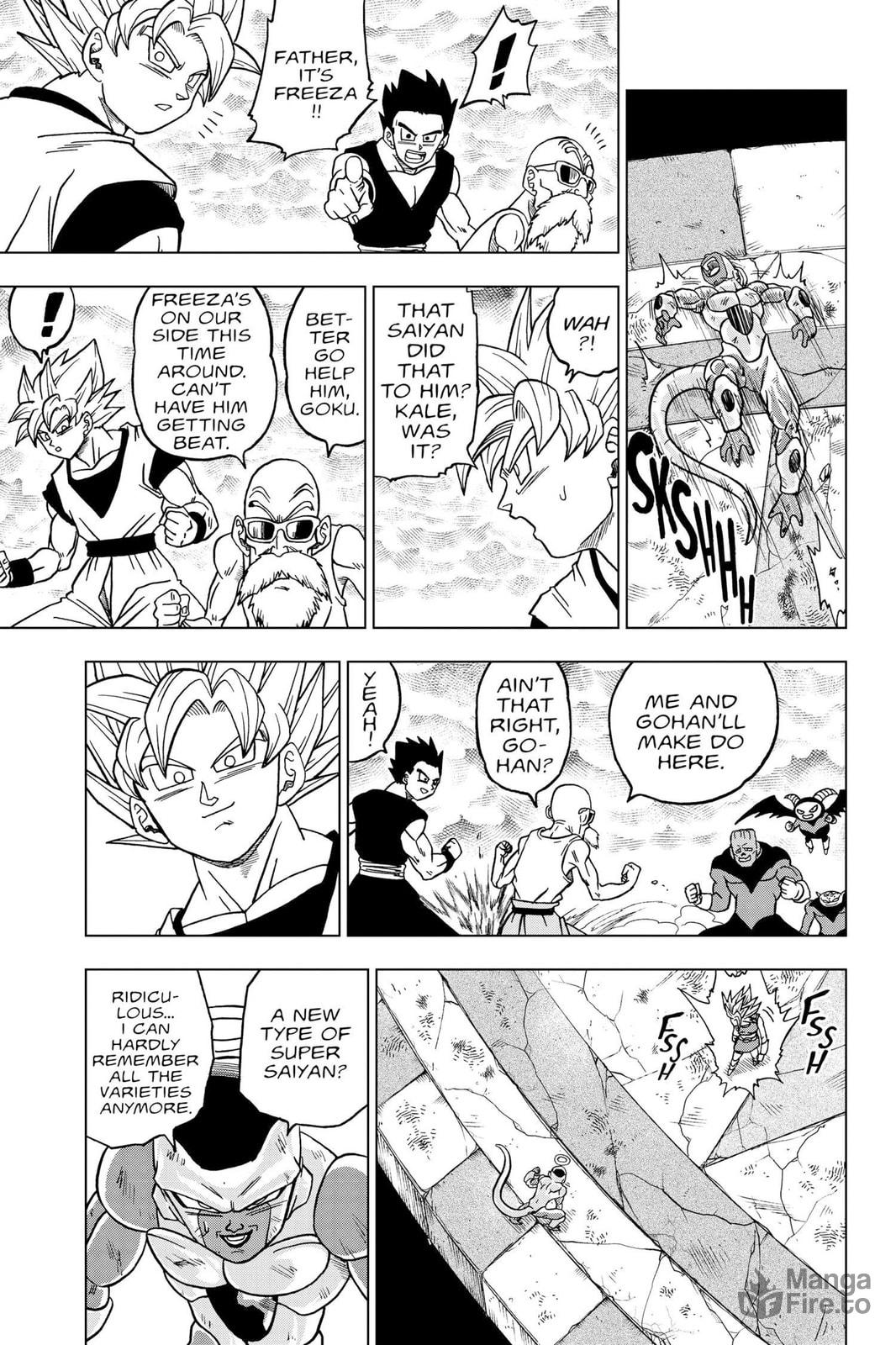 Awaken, Super Saiyan Kale page 38