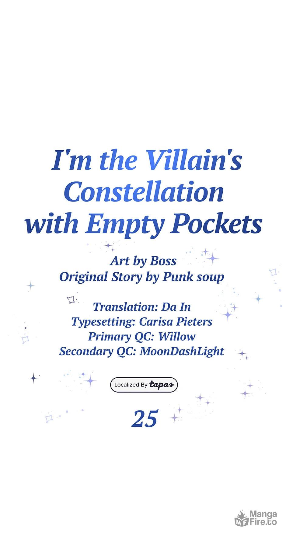I'm the Villain's Constellation With Empty Pockets – Chapter 25 page 32