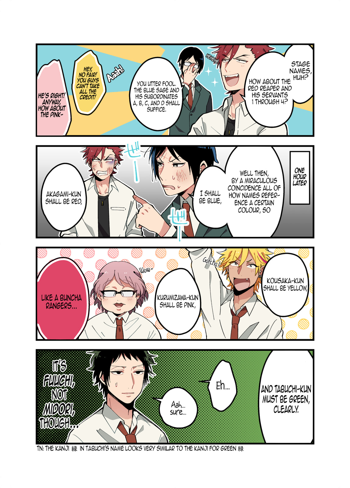 Danshi Koukousei ga Mahou Shoujo ni Naru Hanashi (Colored) – Chapter 33 page 0