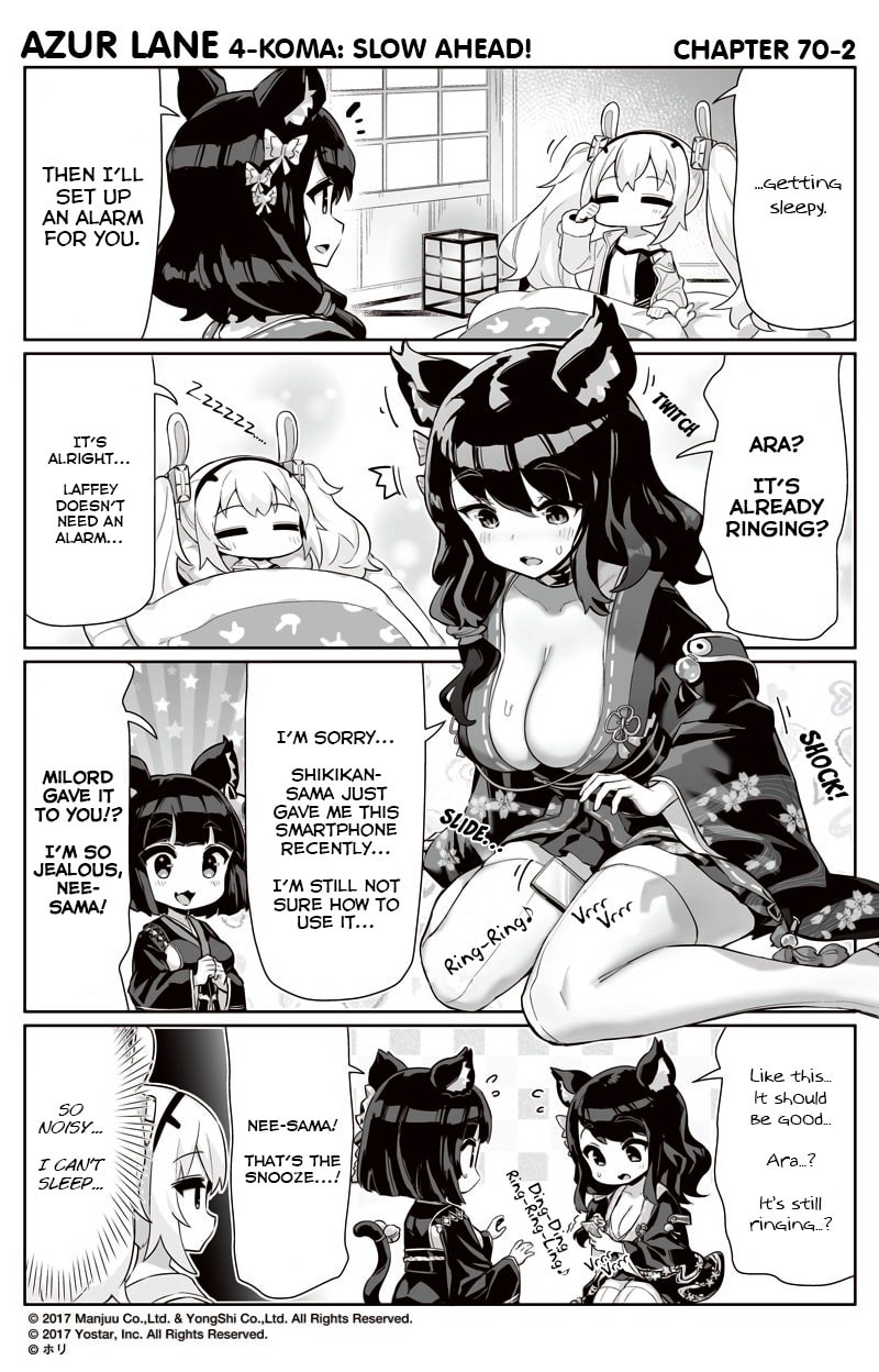 Azur Lane 4-koma: Slow Ahead! – Chapter 70 page 1