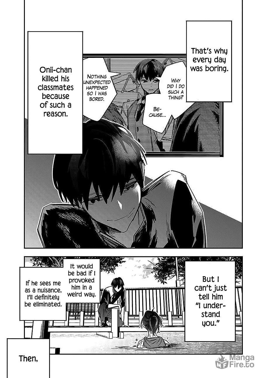 I Reincarnated as the Little Sister of a Death Game Manga's Murder Mastermind and Failed – Chapter 1 page 44
