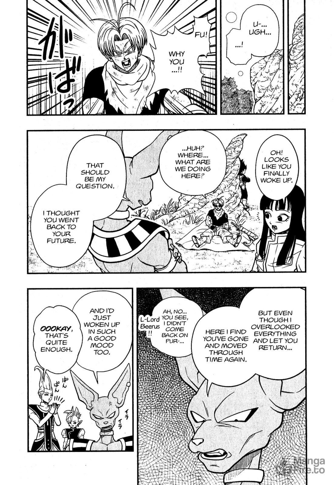 The ones who saved Goku and Vegeta are none other than themselves!! page 29