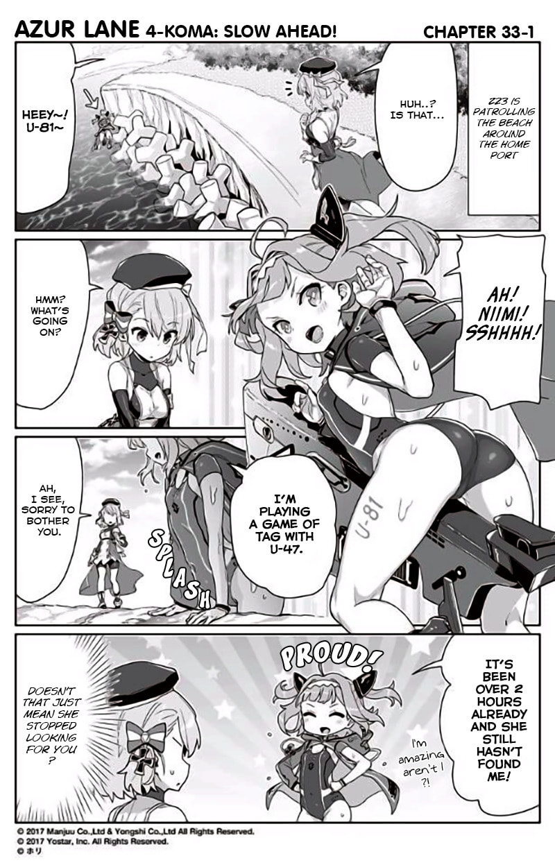 Azur Lane 4-koma: Slow Ahead! – Chapter 33 page 0