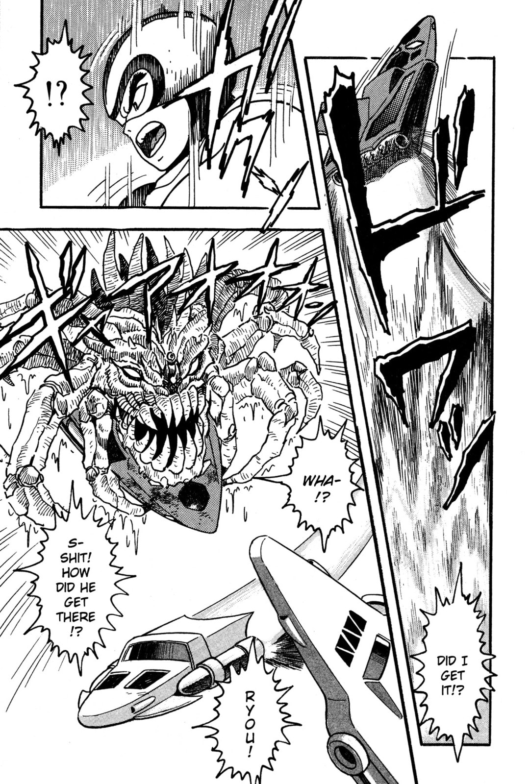 Assault of the Meteorite Beast Crabgiron!! Getter In Crisis page 12