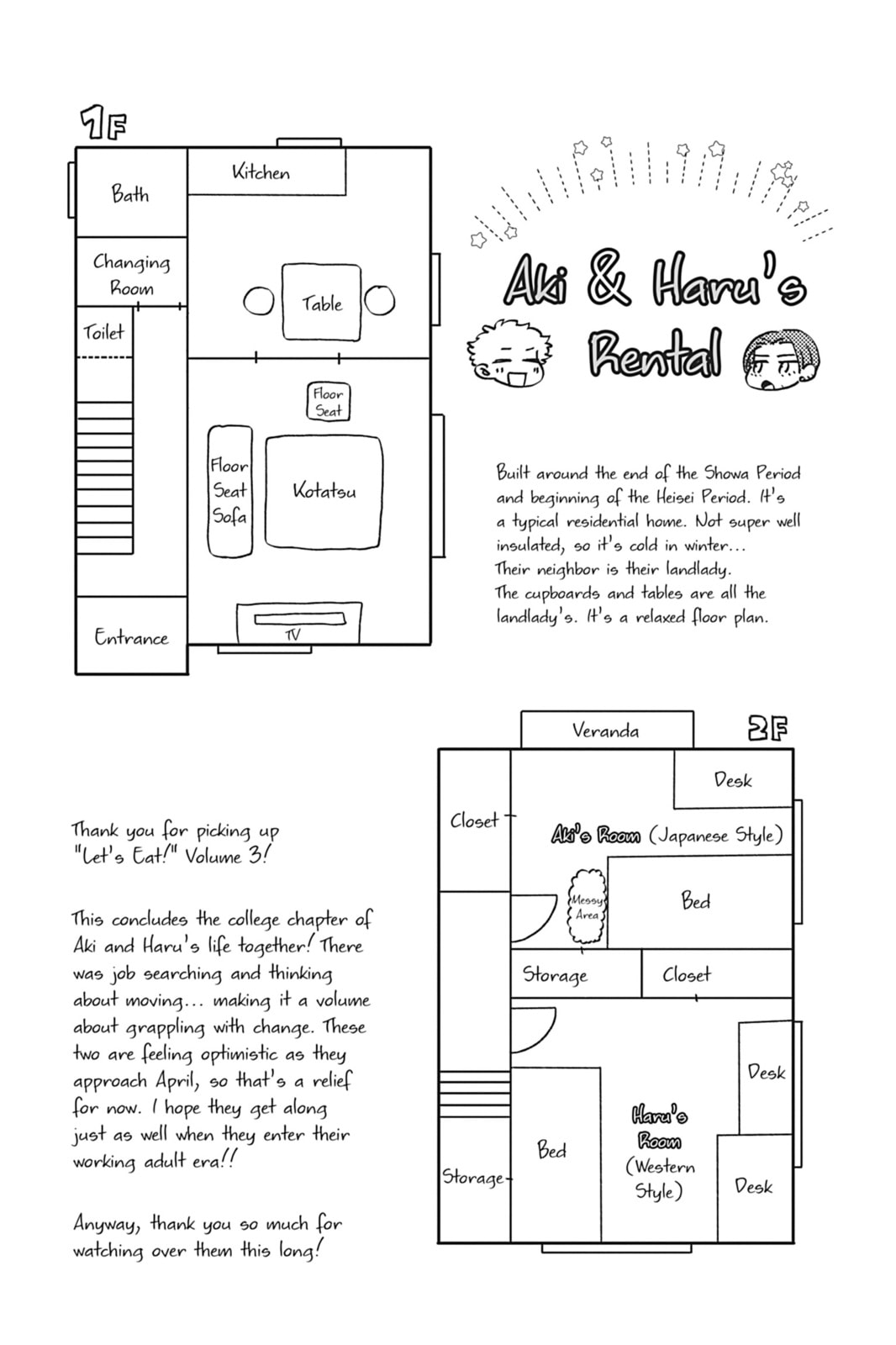 Let's Eat Together, Aki and Haru. – Chapter 33 page 3