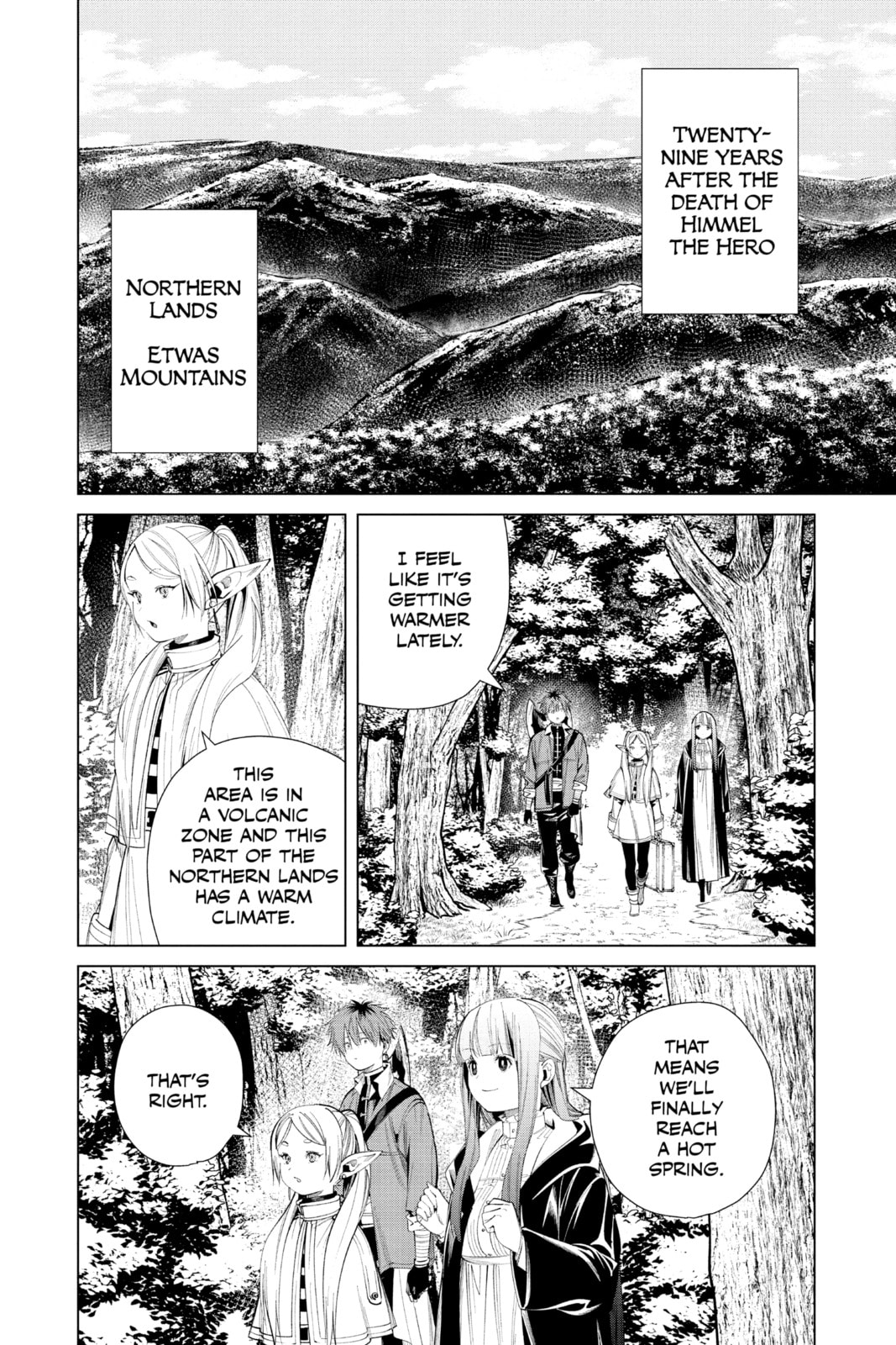 The Secret Hot Spring of the Etwas Mountains page 1