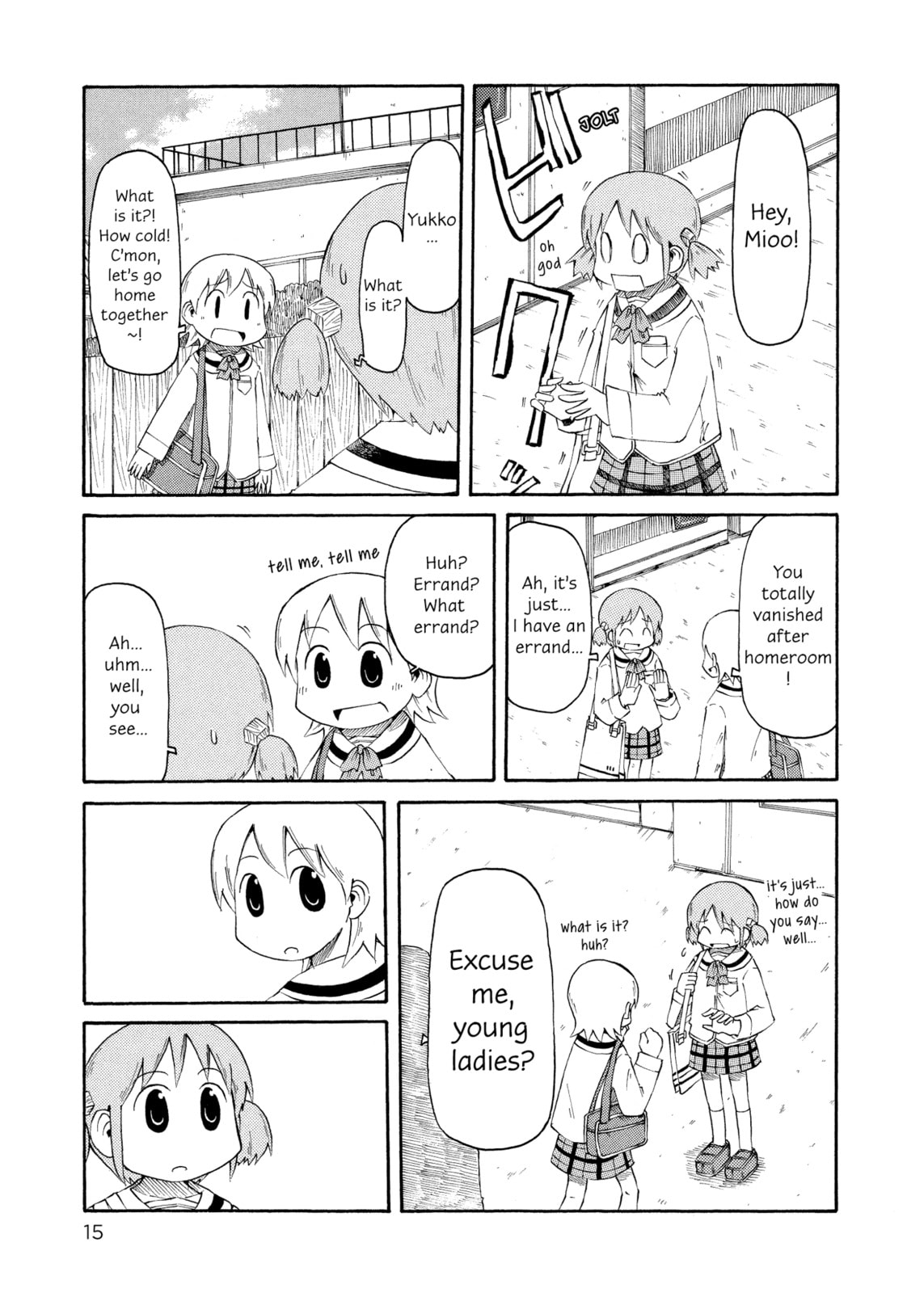 Nichijou – Chapter 37 page 0