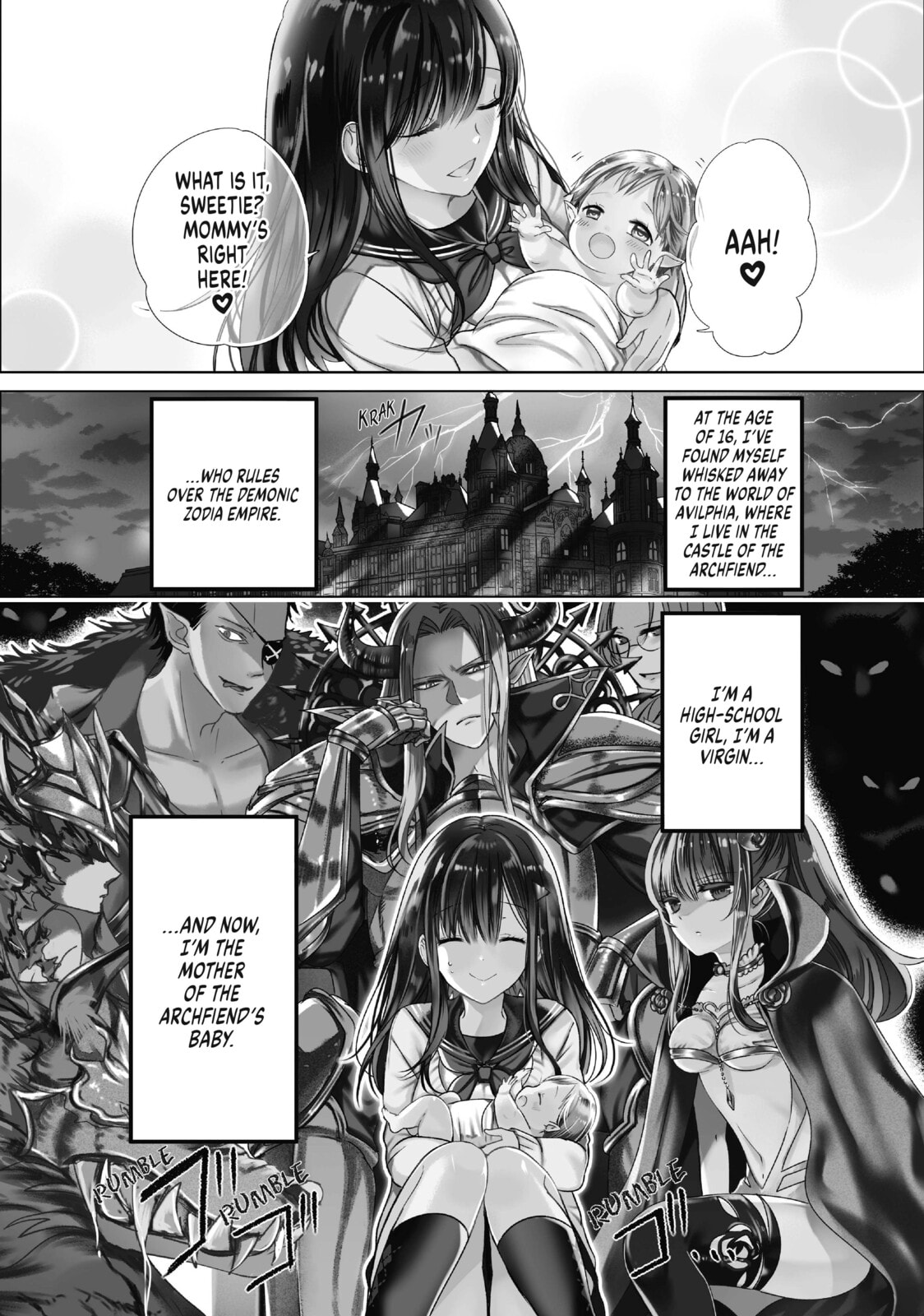 I Guess The Archfiend and I had Our First baby page 0