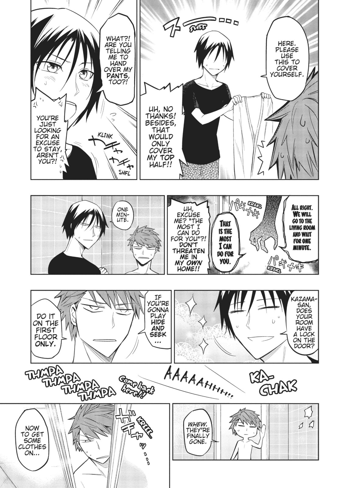 He Was In A Towel!! page 6