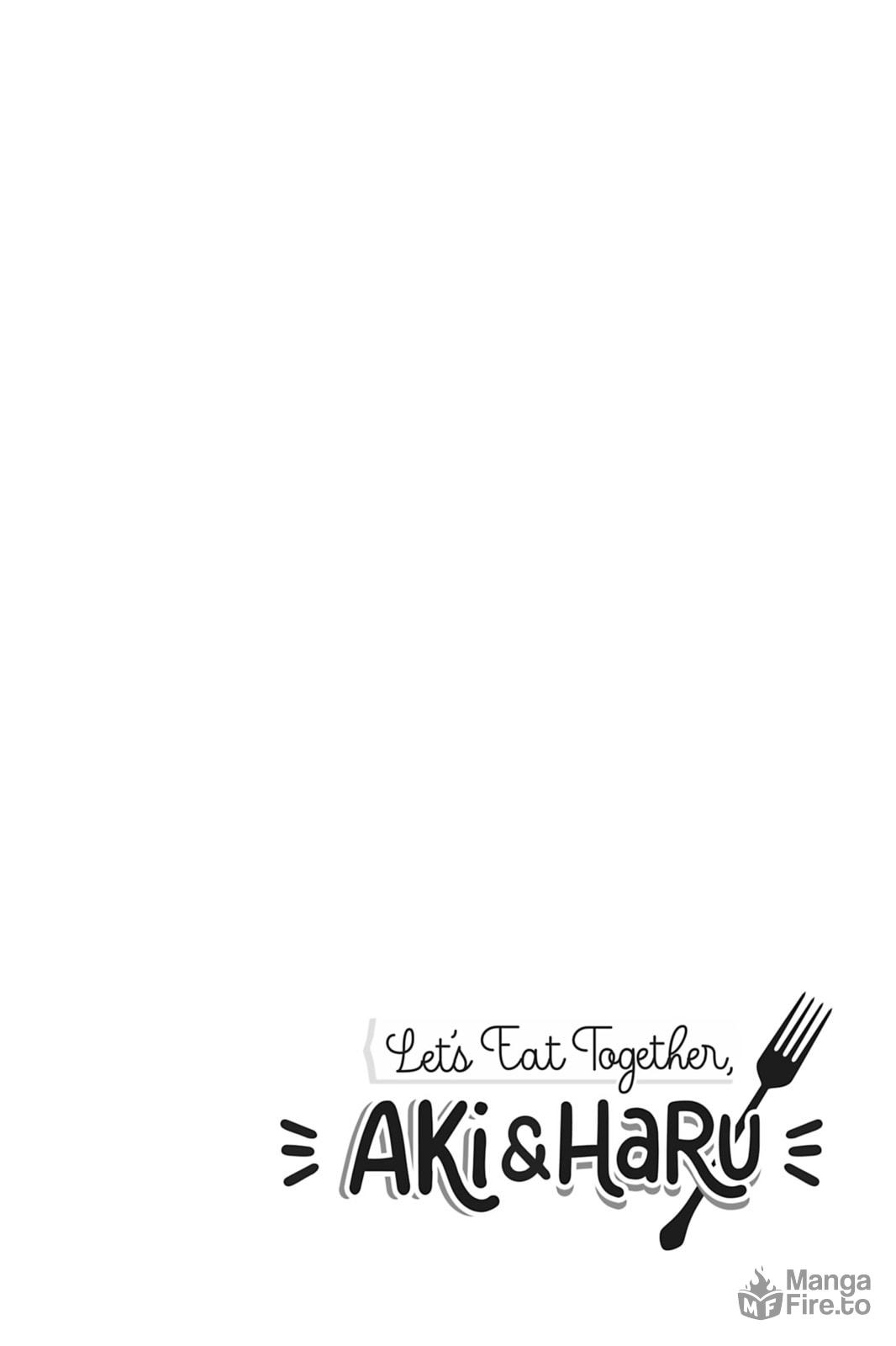 Let's Eat Together, Aki and Haru. – Chapter 33 page 4