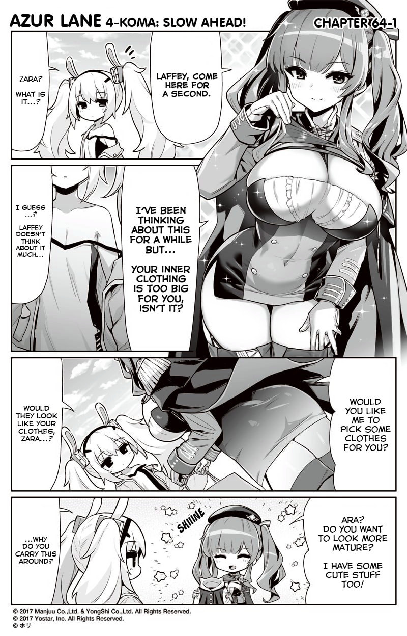 Azur Lane 4-koma: Slow Ahead! – Chapter 64 page 0