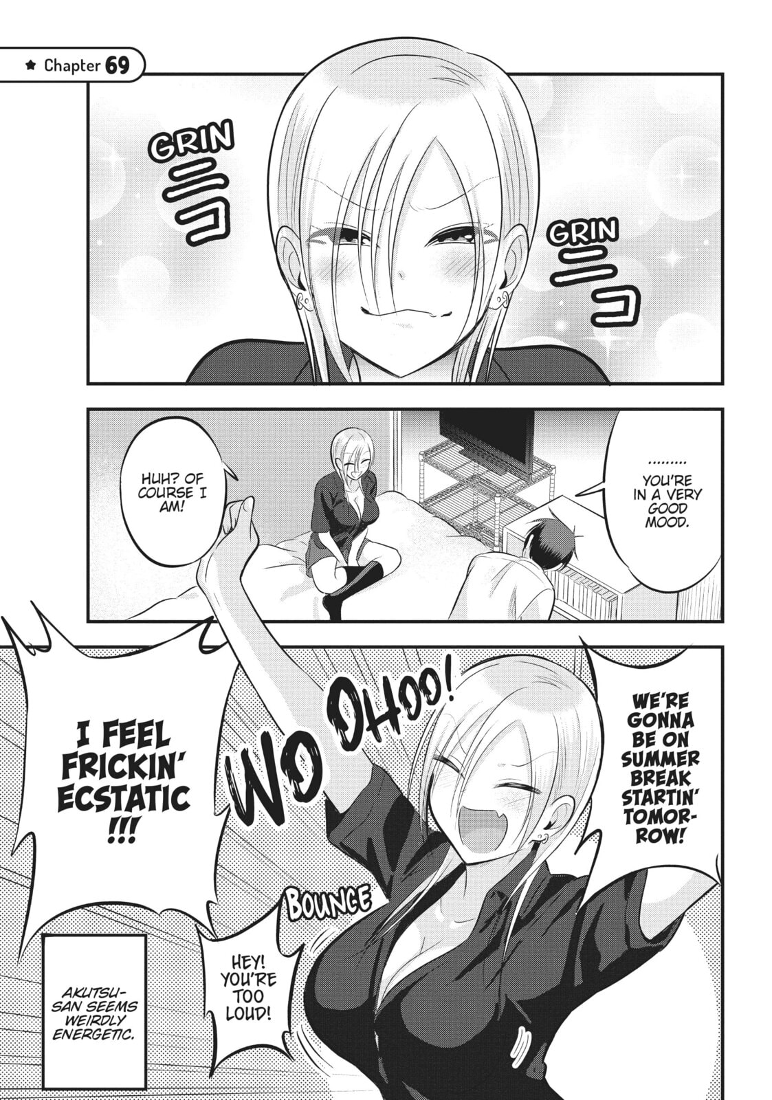 Please Go Home, Miss Akutsu! – Chapter 69 page 0