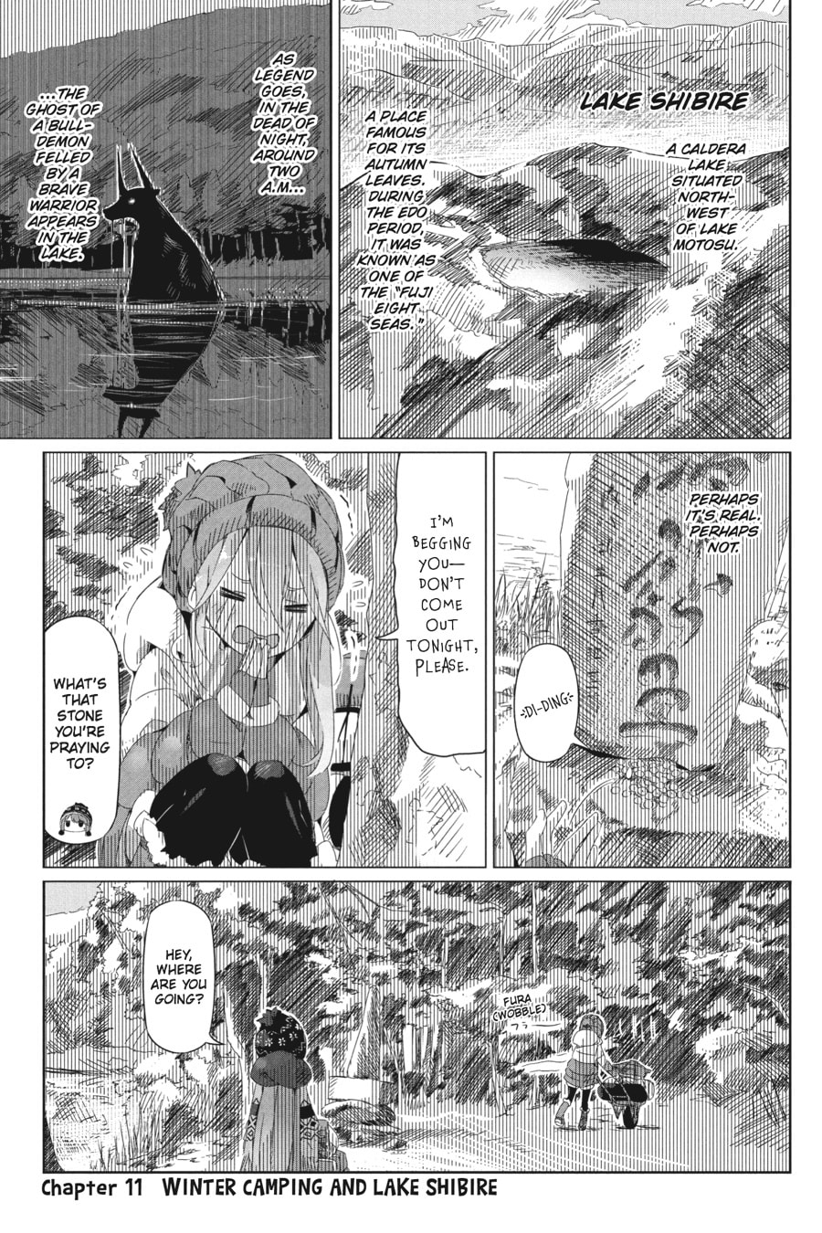 Winter Camping and Lake Shibire page 0