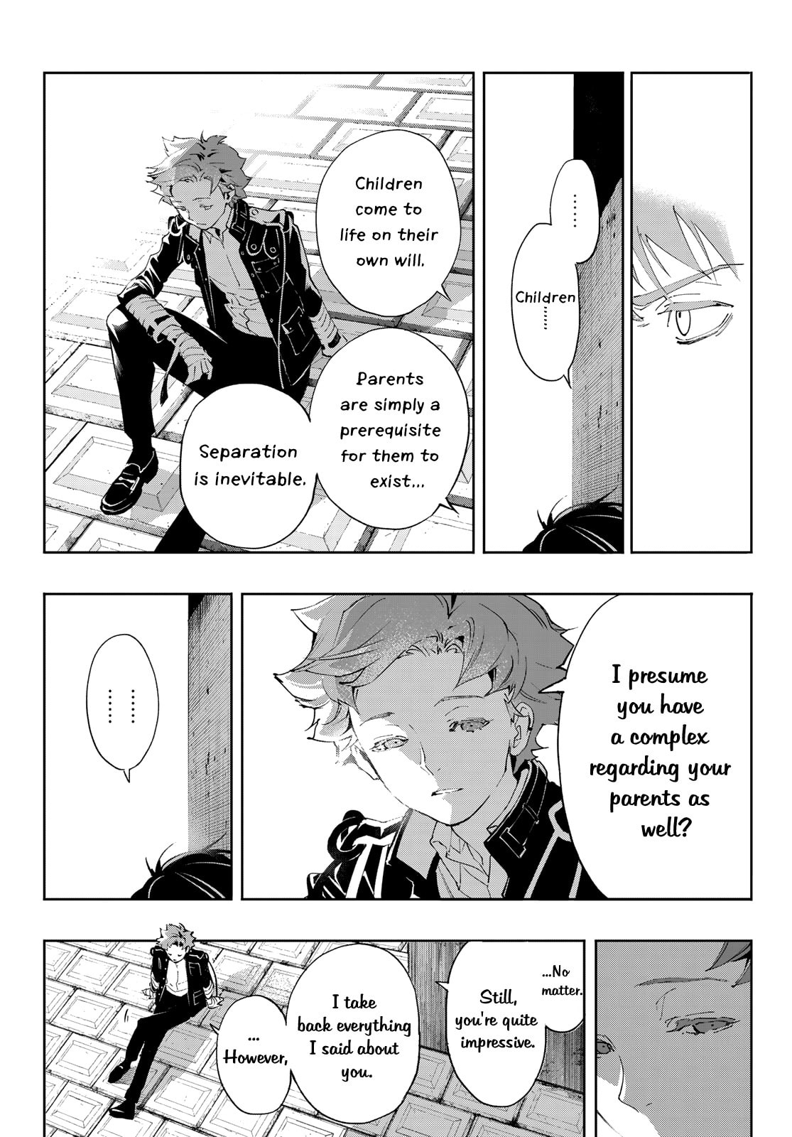 Evil in Disguise. — Irregular page 21
