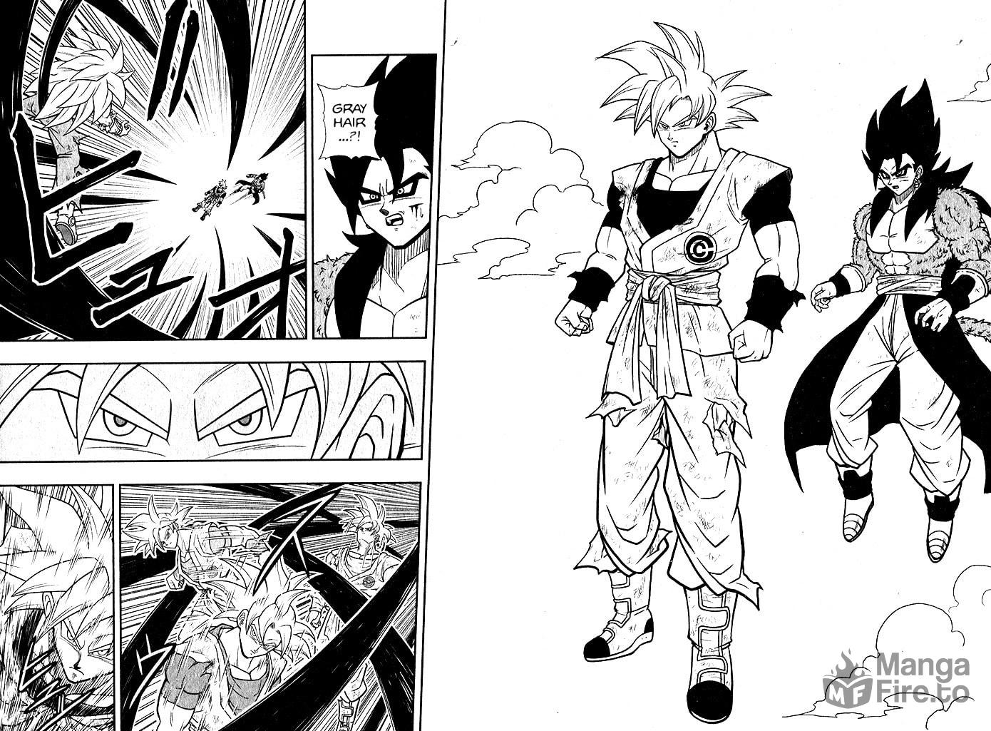 The ones who saved Goku and Vegeta are none other than themselves!! page 19