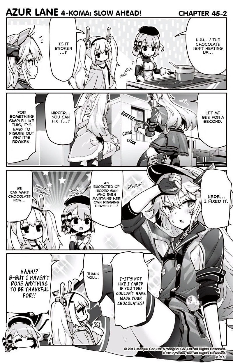 Azur Lane 4-koma: Slow Ahead! – Chapter 45 page 1