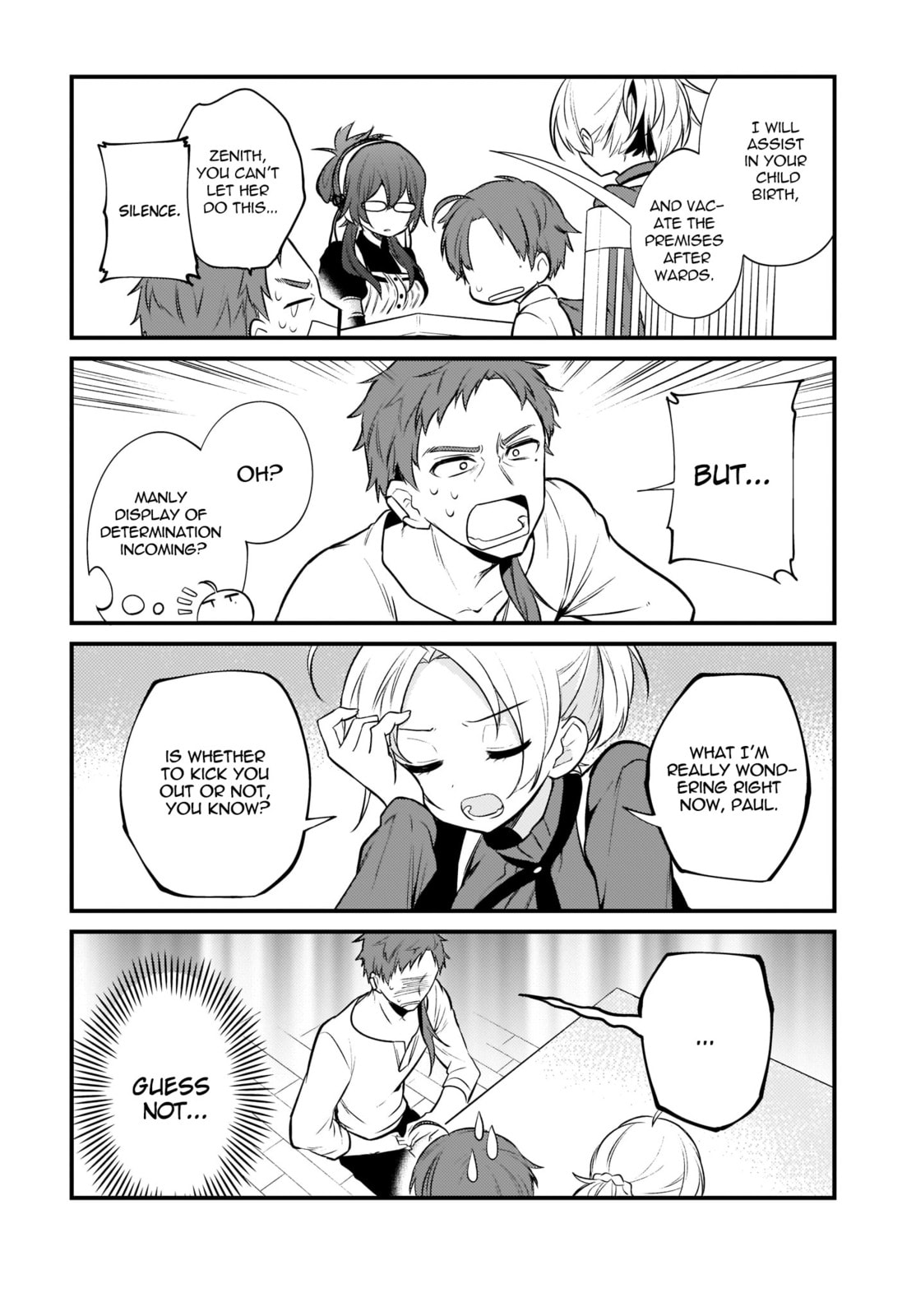 Mushoku Tensei: 4-koma ni natte mo Honki dasu – Chapter 5 page 3