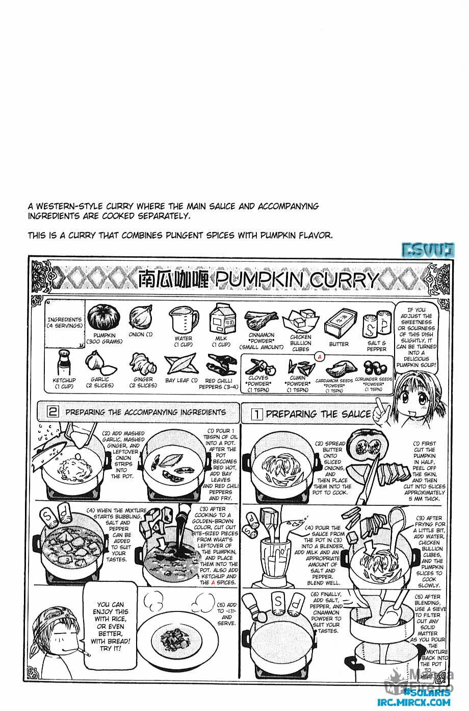 The First Step for a Comeback and Pumpkin Curry page 23