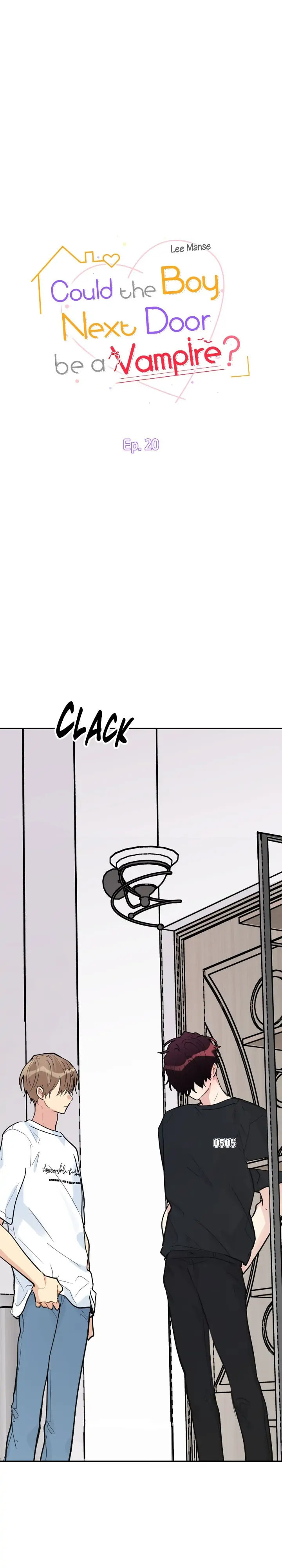 Could the Boy Next Door Be a Vampire? – Chapter 20 page 0