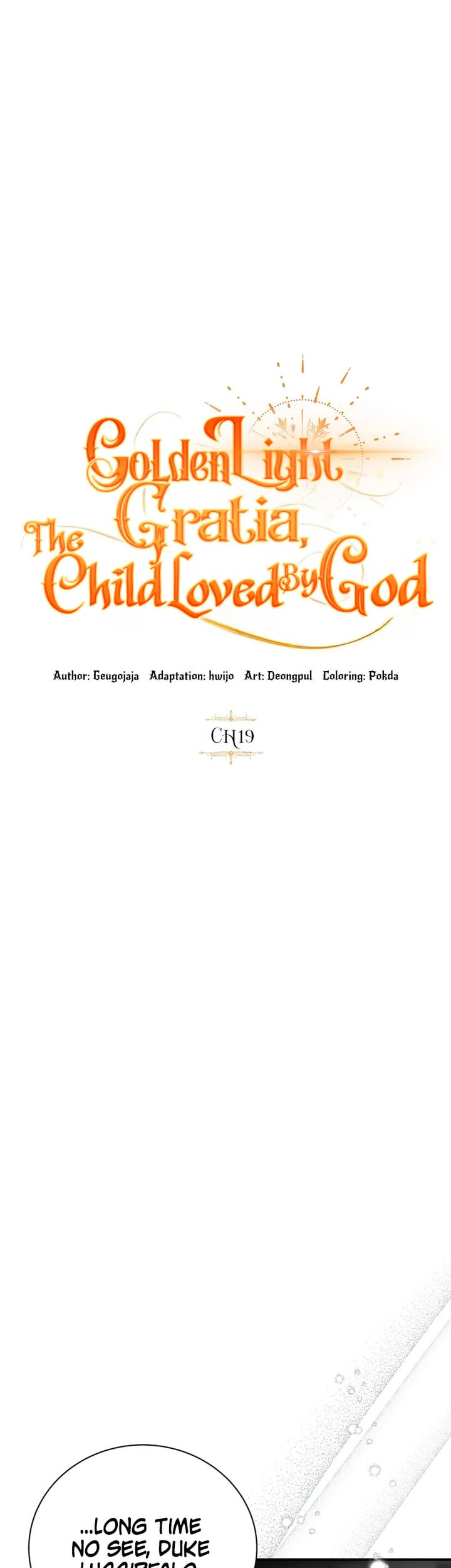 Golden Light Gratia, The Child Loved By God – Chapter 19 page 21