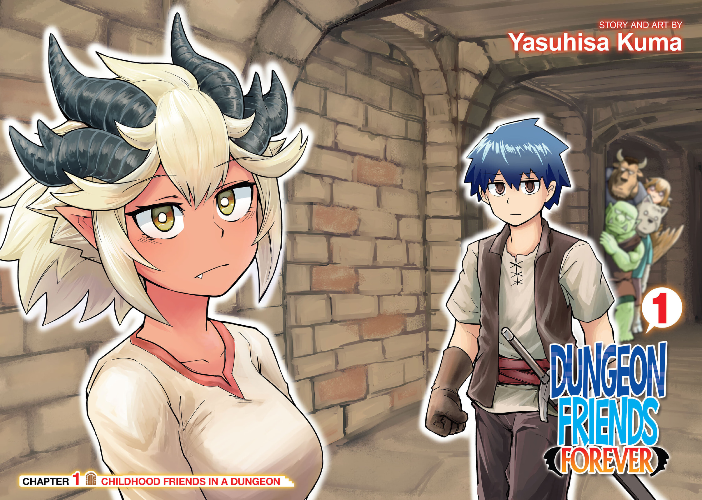 Childhood Friends in a Dungeon page 1