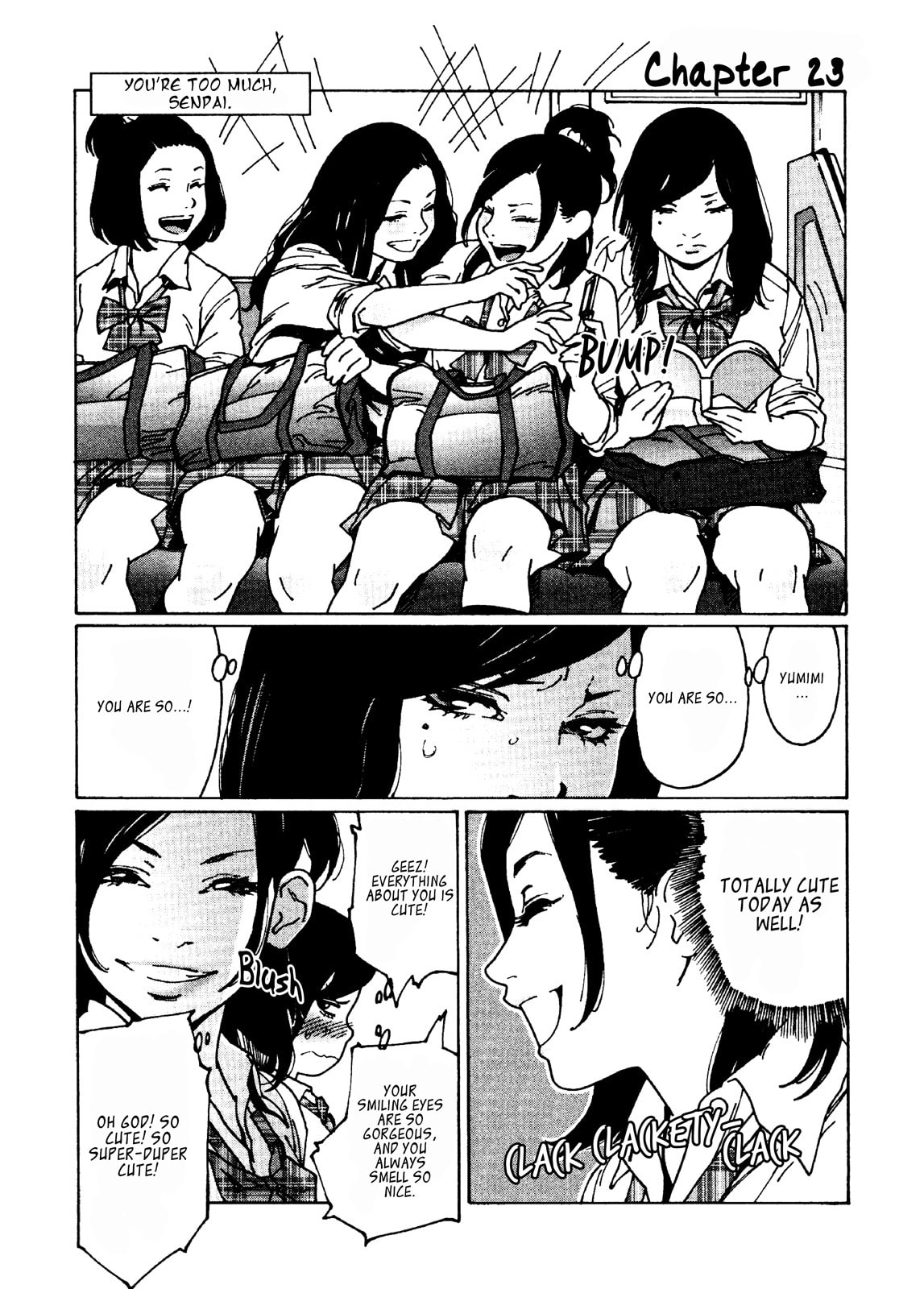 You're too much, senpai. page 0