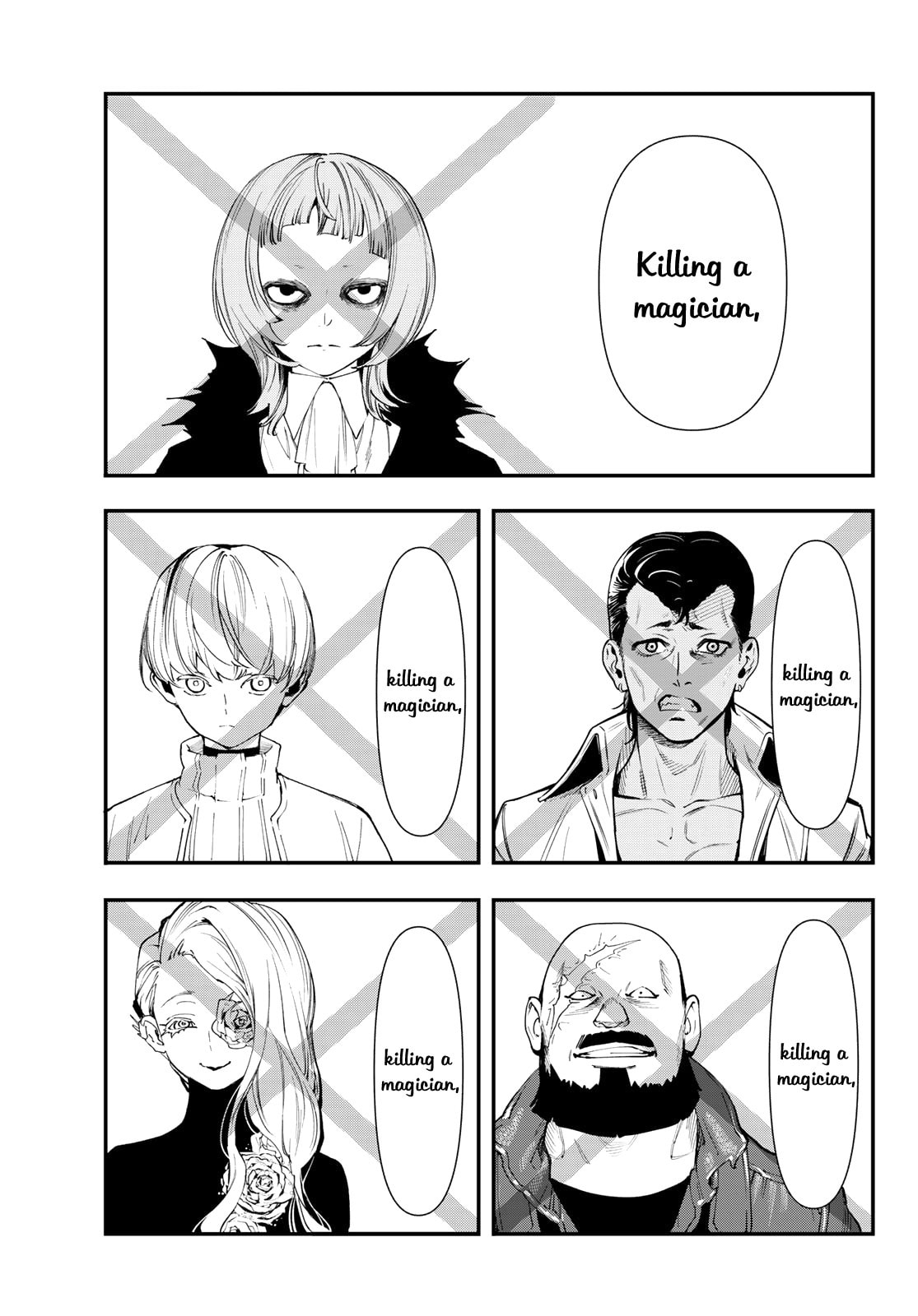 Magical Girls Kill With Their Eyes! — The Gate Committee! page 13