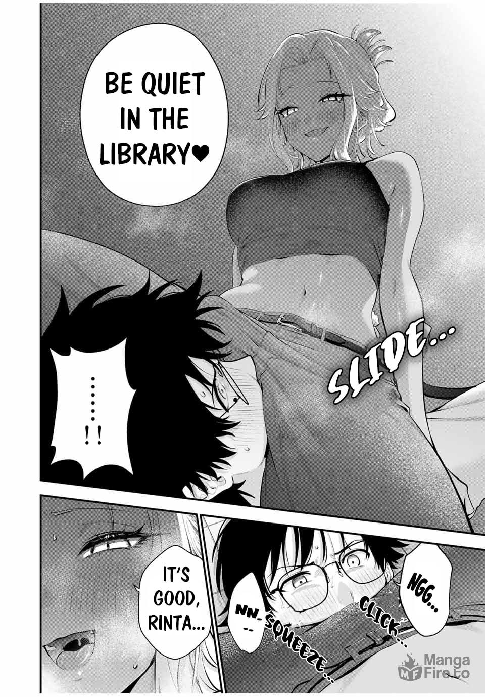 Be quiet in the library♥ page 4