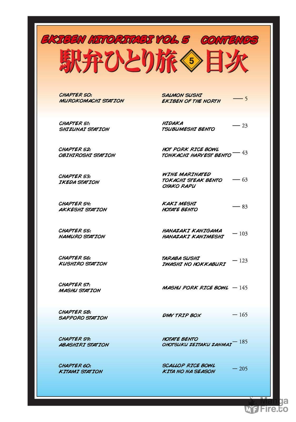 Murokomachi Station – Salmon Sushi, Ekiben of the North page 2