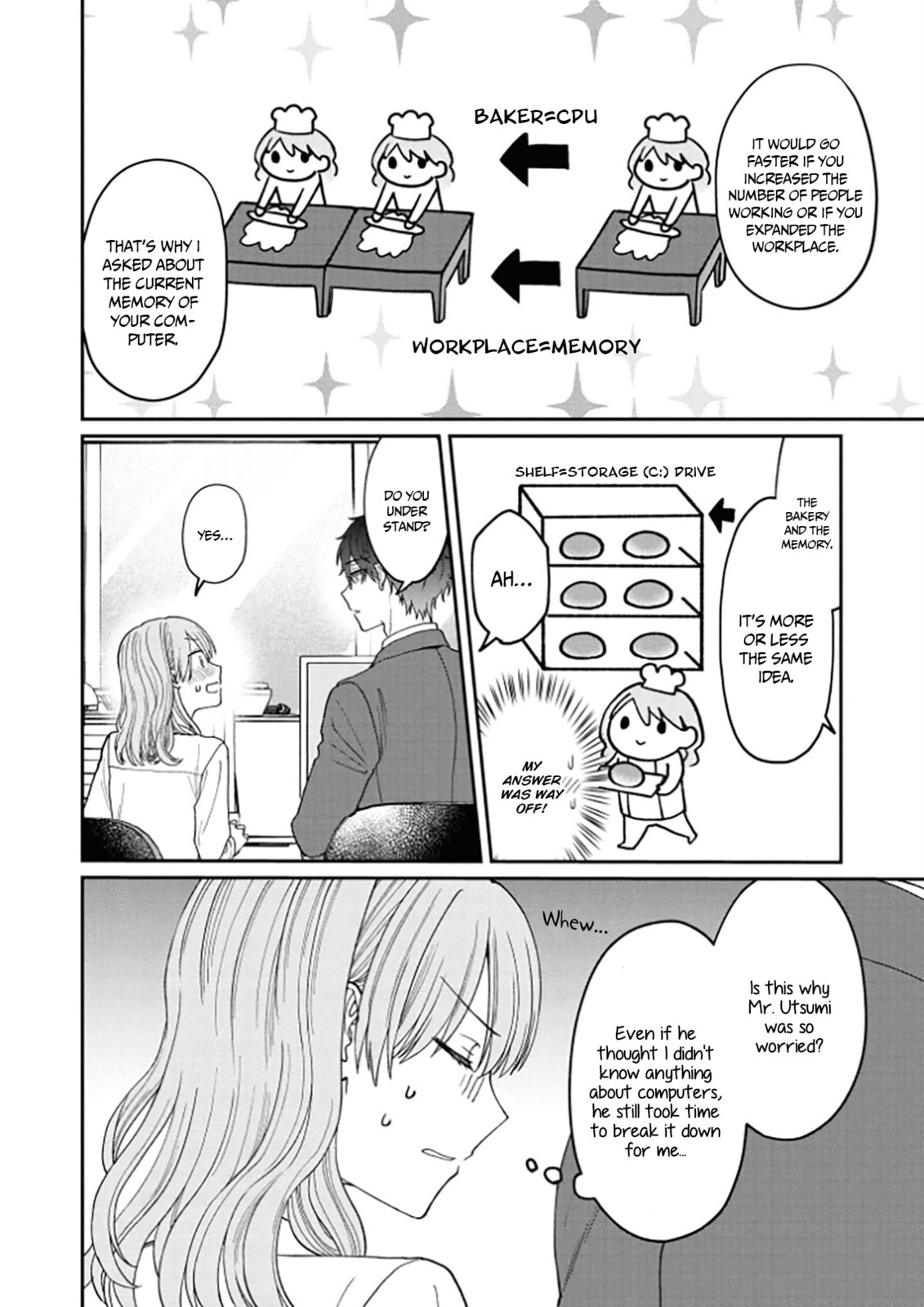 Kuuki ga "Yomeru" Shinnyushain to Buaiso na Senpai no Hanashi (Web-comic) – Chapter 7 page 3