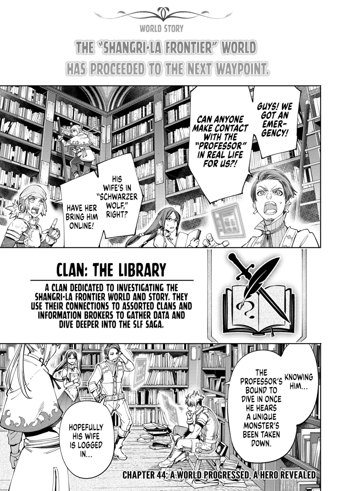 A World Progressed, A Hero Revealed page 0