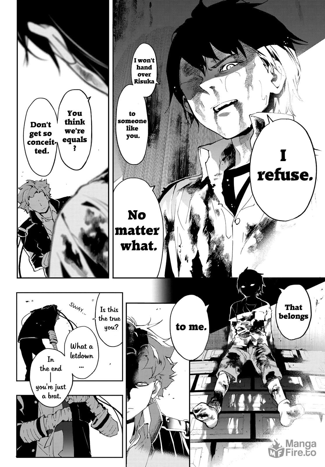 Evil in Disguise. — Irregular page 32