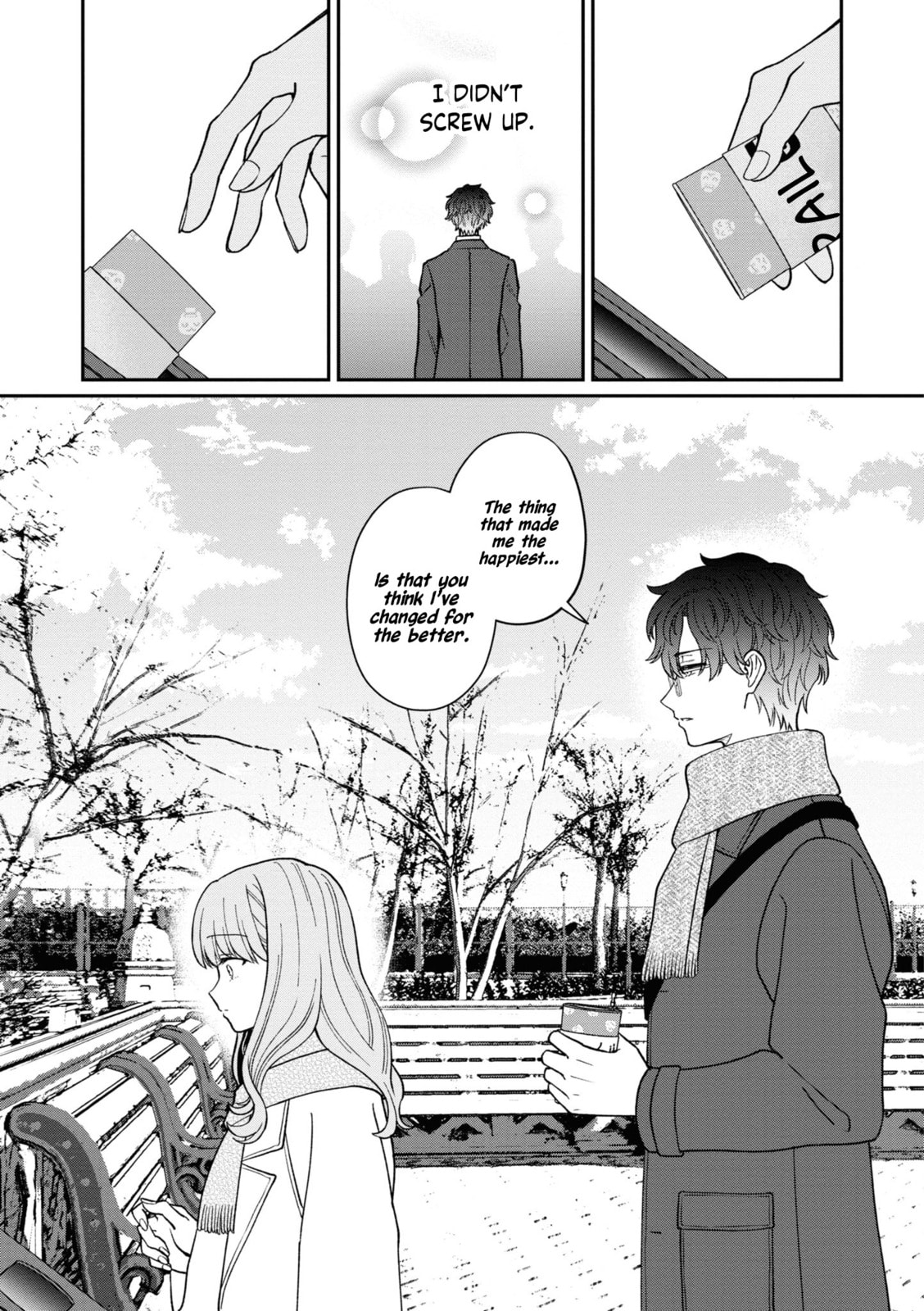 Kuuki ga "Yomeru" Shinnyushain to Buaiso na Senpai no Hanashi (Web-comic) – Chapter 52 page 15