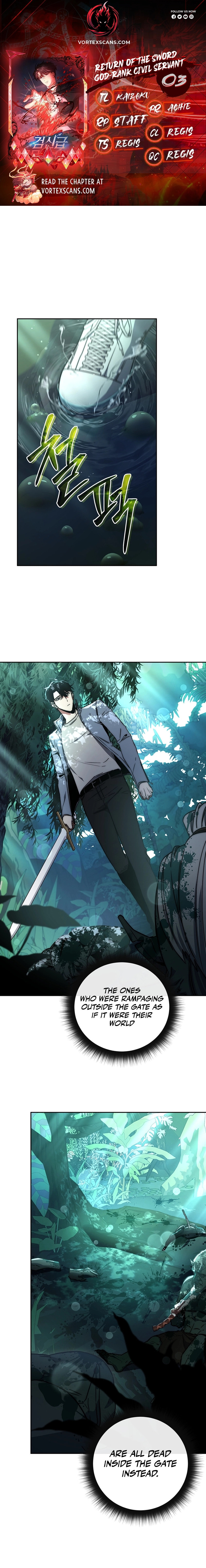 Return of the Sword God-Rank Civil Servant – Chapter 3 page 0