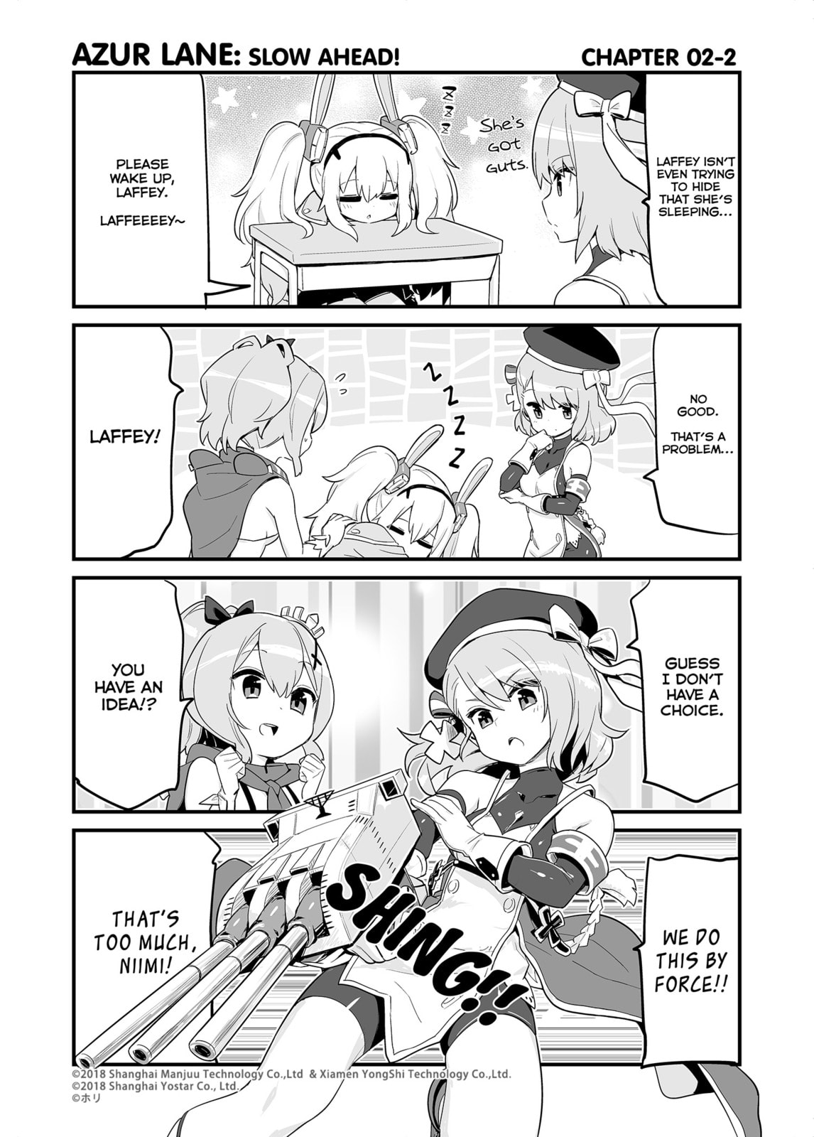 Azur Lane 4-koma: Slow Ahead! – Chapter 2 page 1