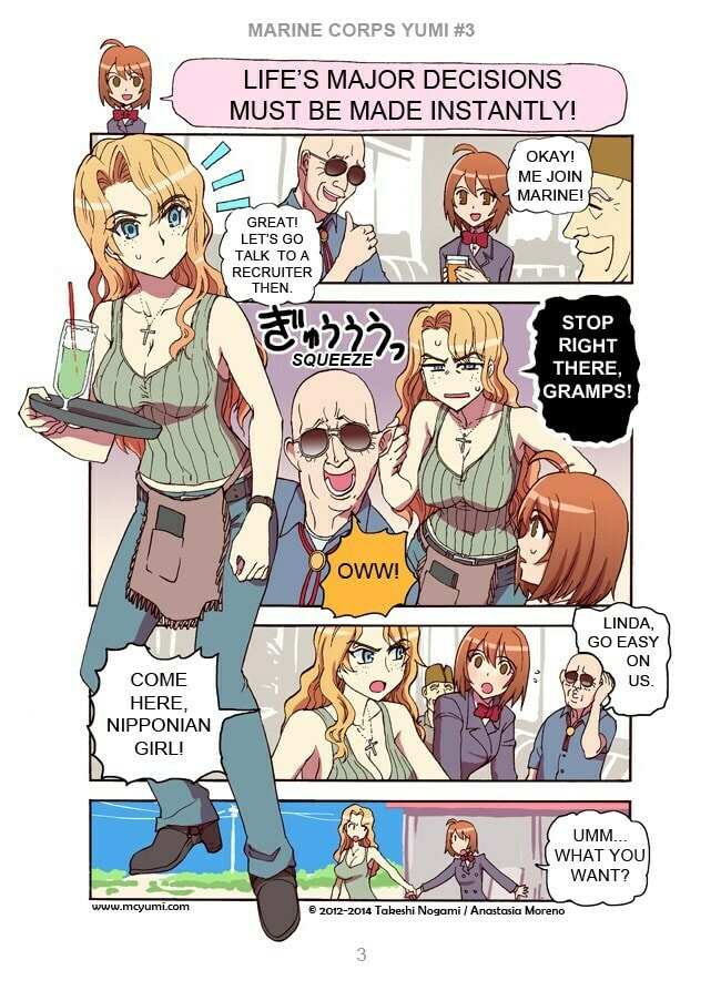 Marine Corps Yumi (Colored) – Chapter 3 page 1