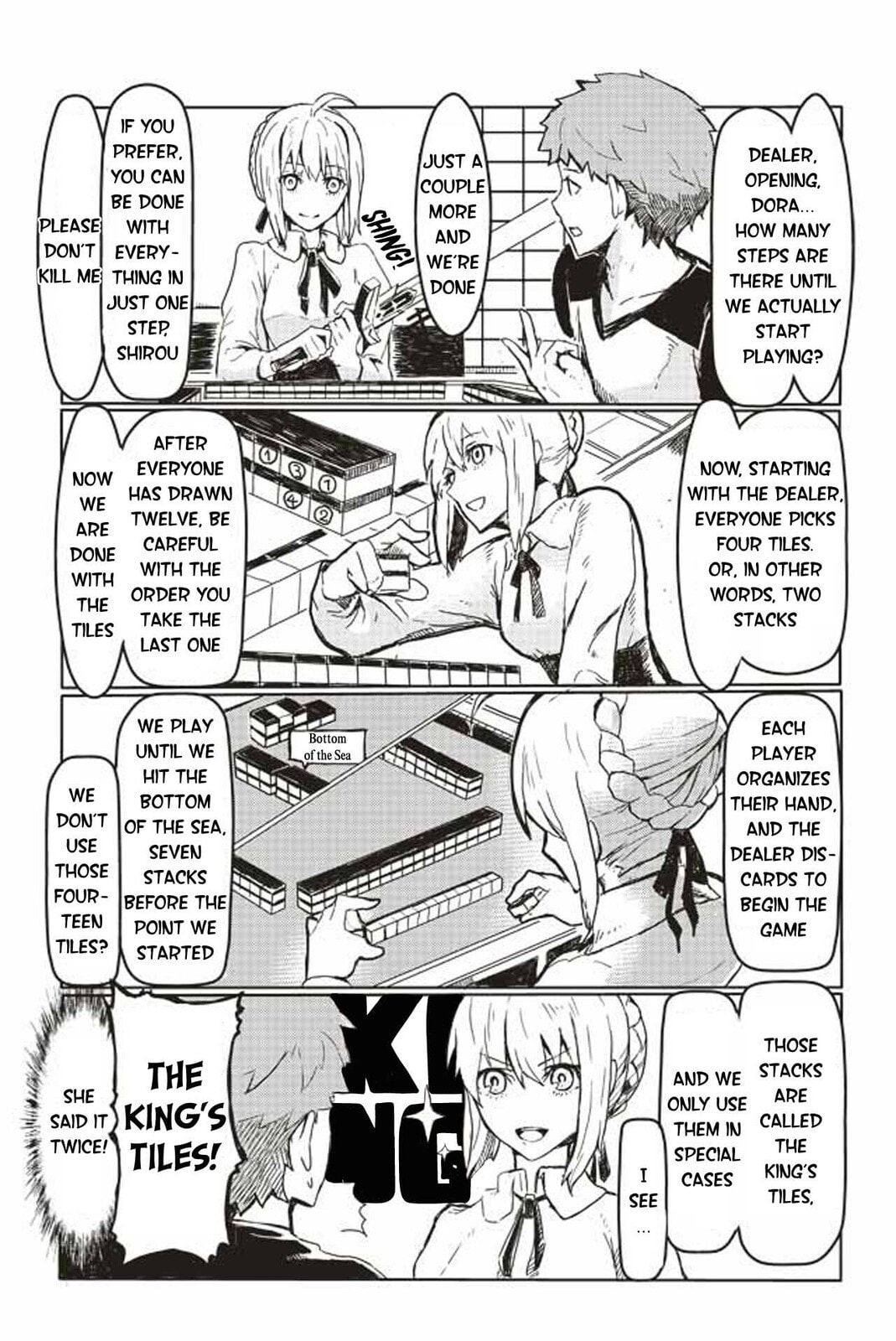 Fate/mahjong night – Seihai Sensou – Chapter 58 page 0