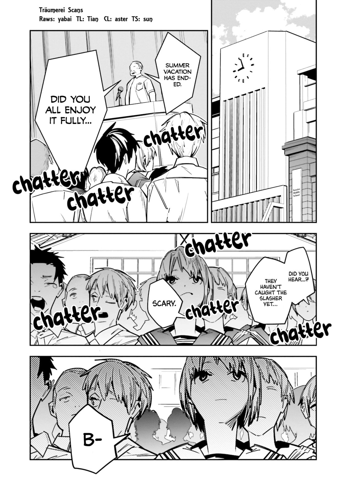 I Reincarnated as the Little Sister of a Death Game Manga's Murder Mastermind and Failed – Chapter 2 page 1