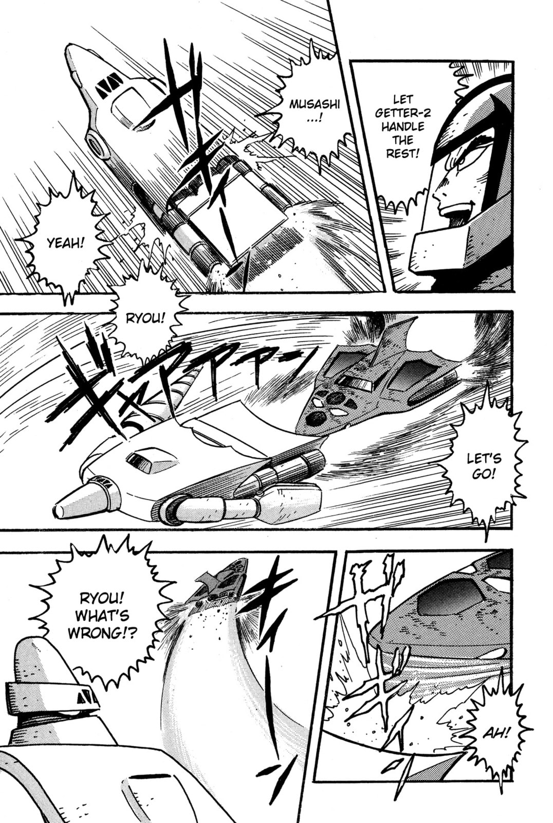 Assault of the Meteorite Beast Crabgiron!! Getter In Crisis page 10